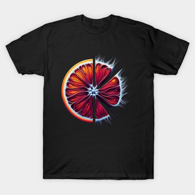 Surreal Orange Slice T-Shirt by JohnTy